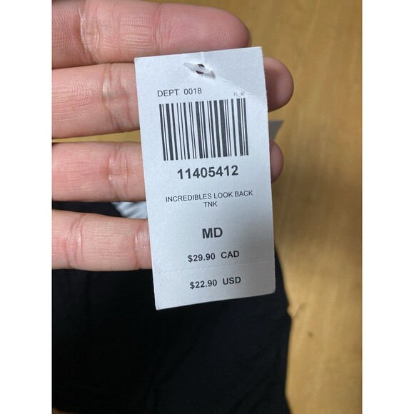 NEW Disney Pixar The Incredibles I Am Incredible Tank Top Womens M 19pit2pit - Picture 4 of 6